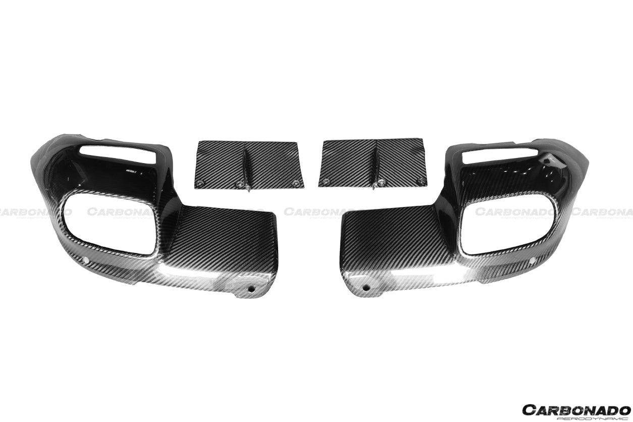 2012 - 2017 Ferrari F12 Berlinetta RS Style Carbon Fiber Rear Diffuser