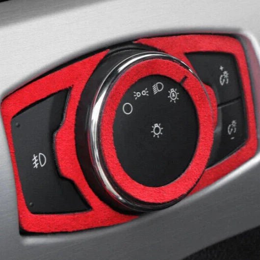 Ford Mustang Alcantara Headlight Button Trim 2015-23