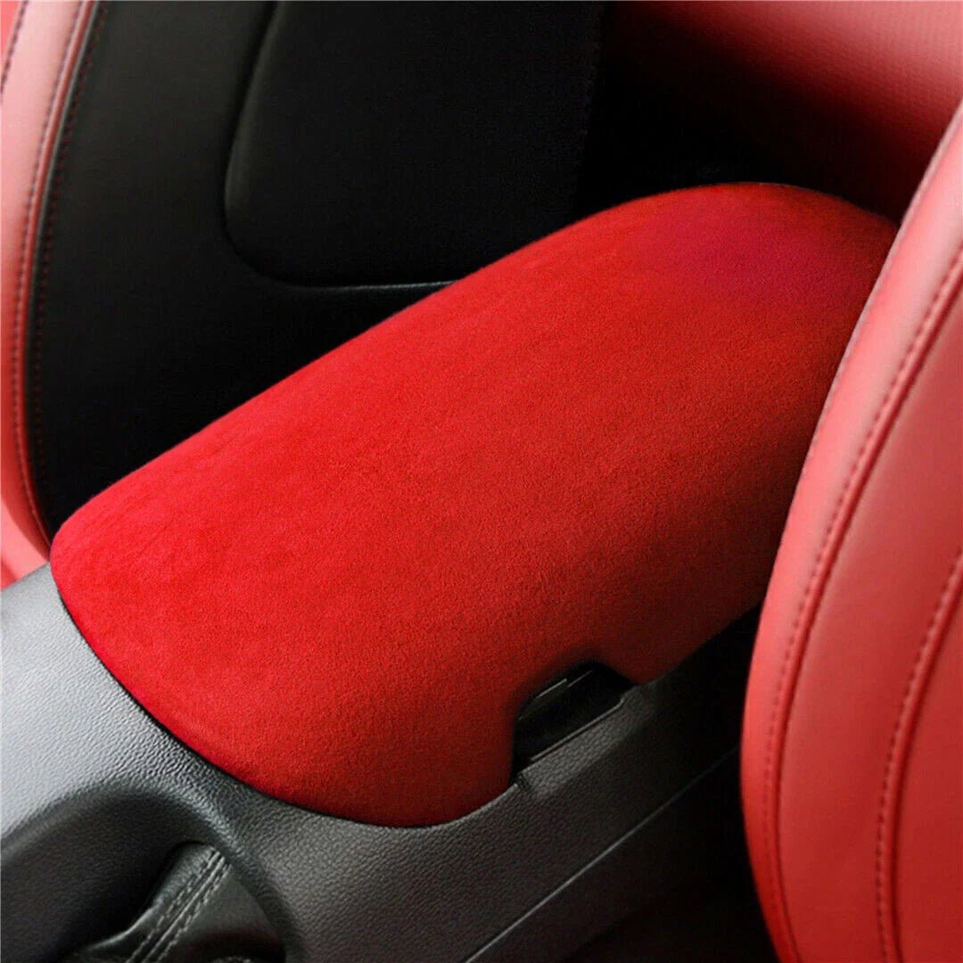 Ford Mustang S650 Suede Leather Armrest Cover 2024+
