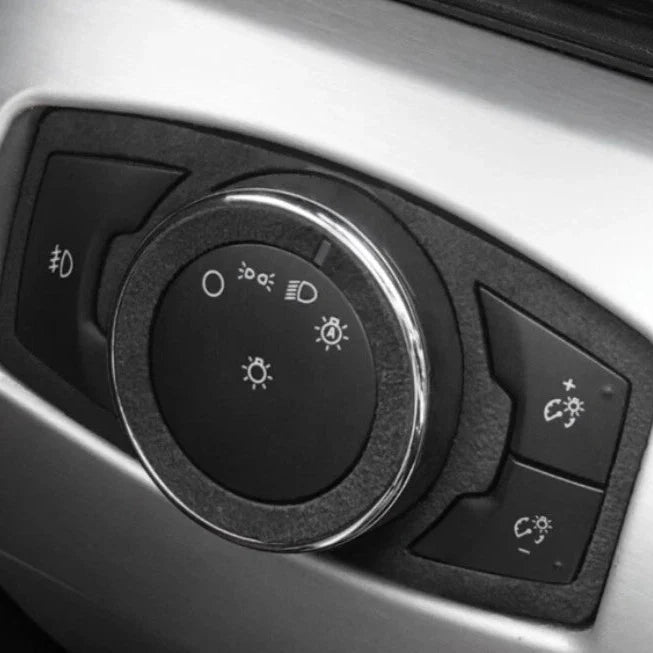 Ford Mustang Alcantara Headlight Button Trim 2015-23