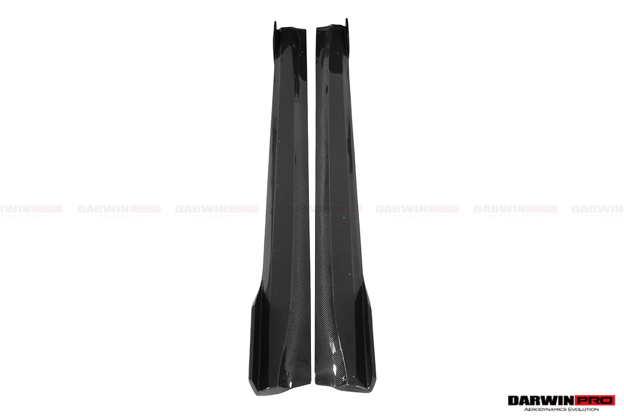 2017 - 2021 Tesla Model 3 IMP Performance Carbon Fiber Side Skirts Under Board