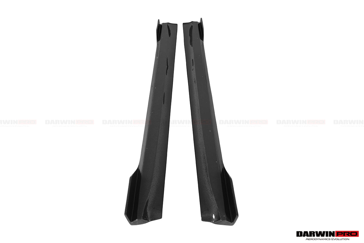 2017 - 2021 Tesla Model 3 IMP Performance Carbon Fiber Side Skirts Under Board