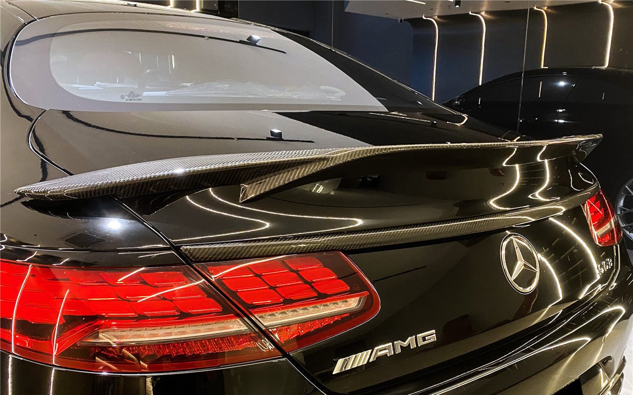 2014 - 2021 Mercedes Benz C217 S63/S65 AMG Coupe Carbon Fiber Trunk Trim