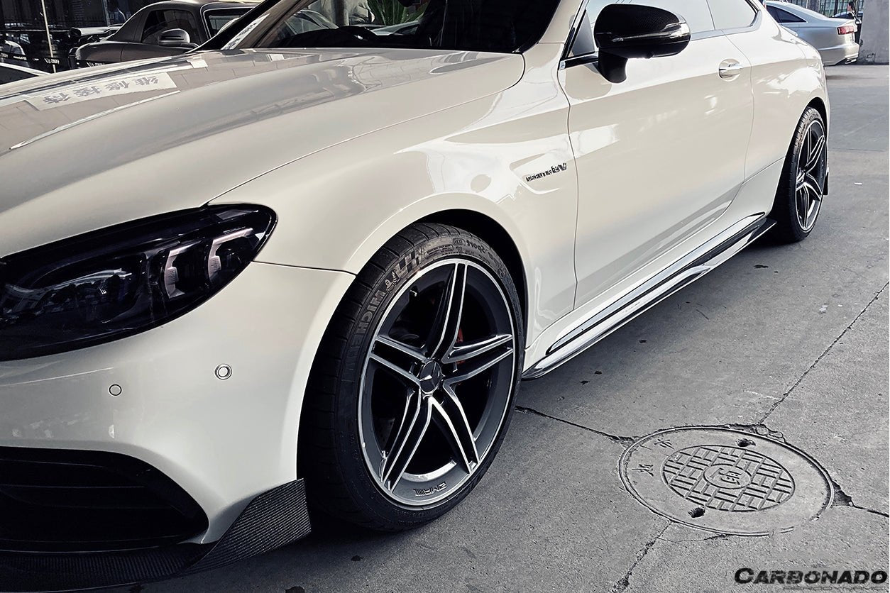 2015 - 2021 Mercedes Benz C-Class W205 Coupe PS Style Side Skirts