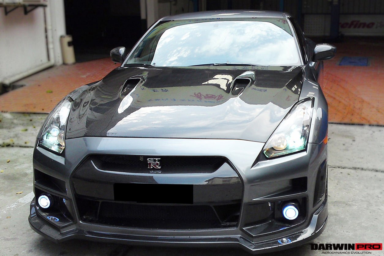 2008 - 2016 Nissan GTR R35 CBA/DBA BSE Style Carbon Fiber Hood