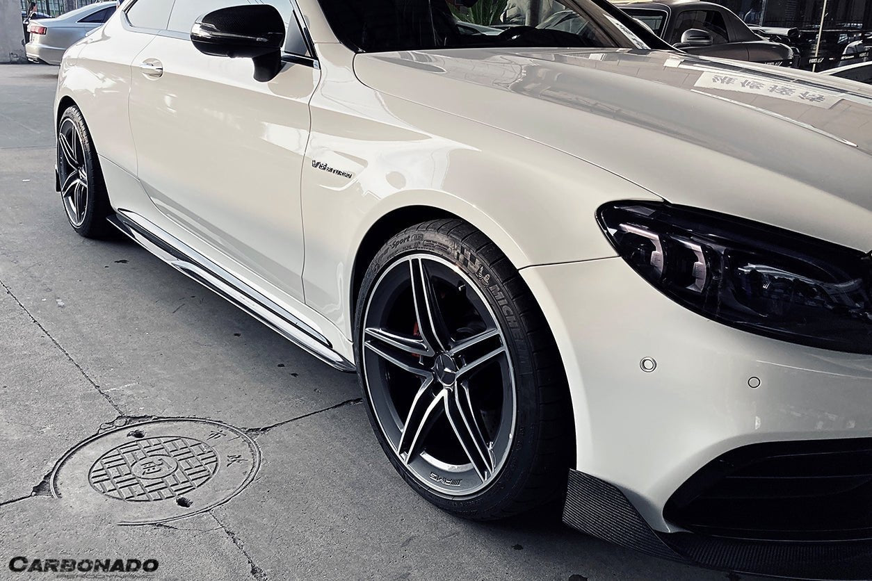 2015 - 2021 Mercedes Benz C-Class W205 Coupe PS Style Side Skirts