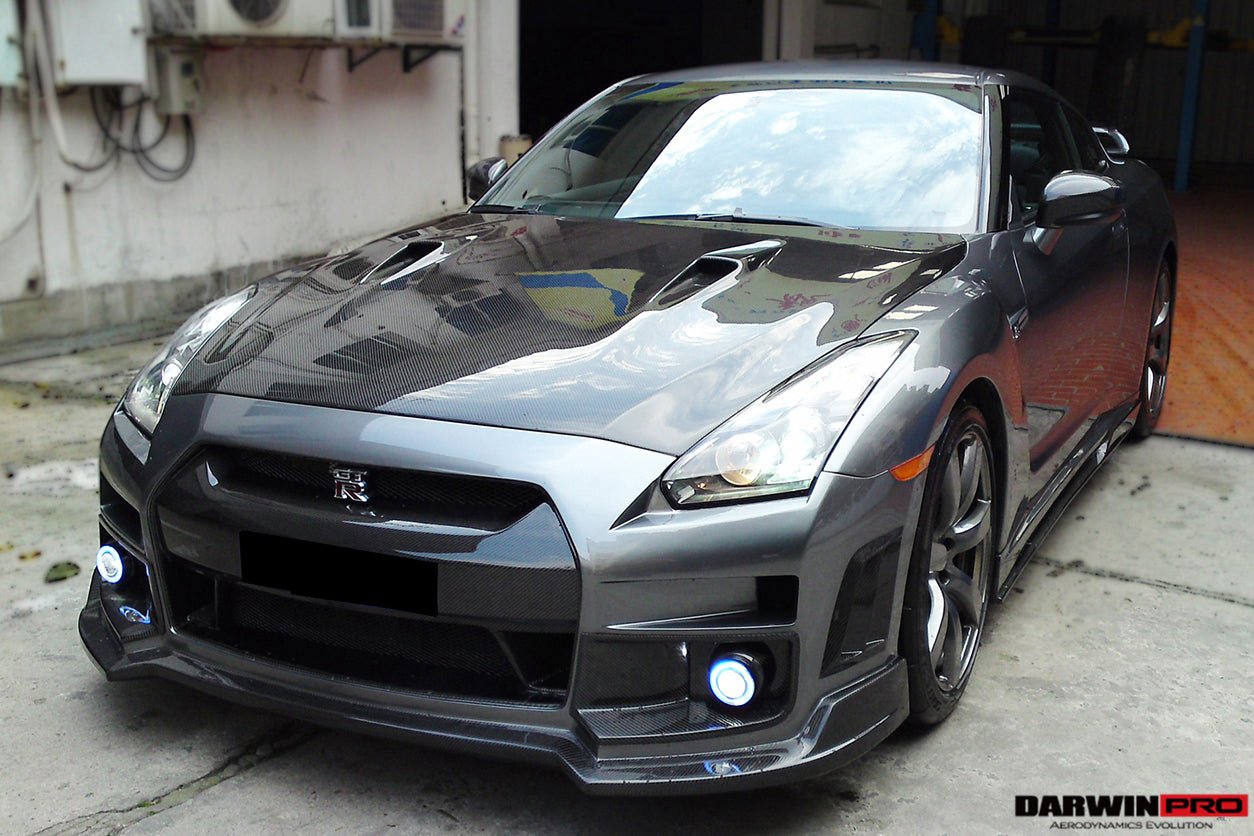 2008 - 2016 Nissan GTR R35 CBA/DBA BSE Style Carbon Fiber Hood