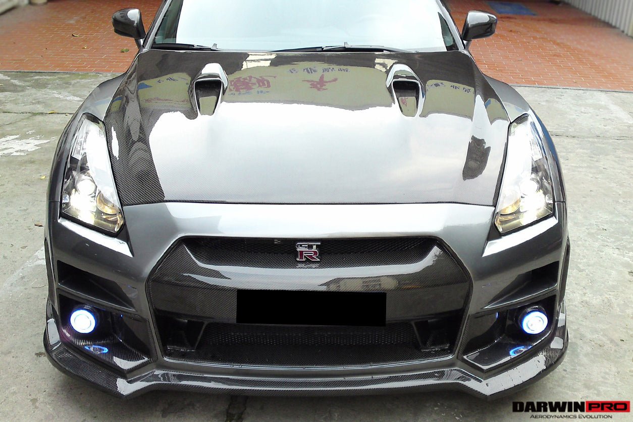 2008 - 2016 Nissan GTR R35 CBA/DBA BSE Style Carbon Fiber Hood