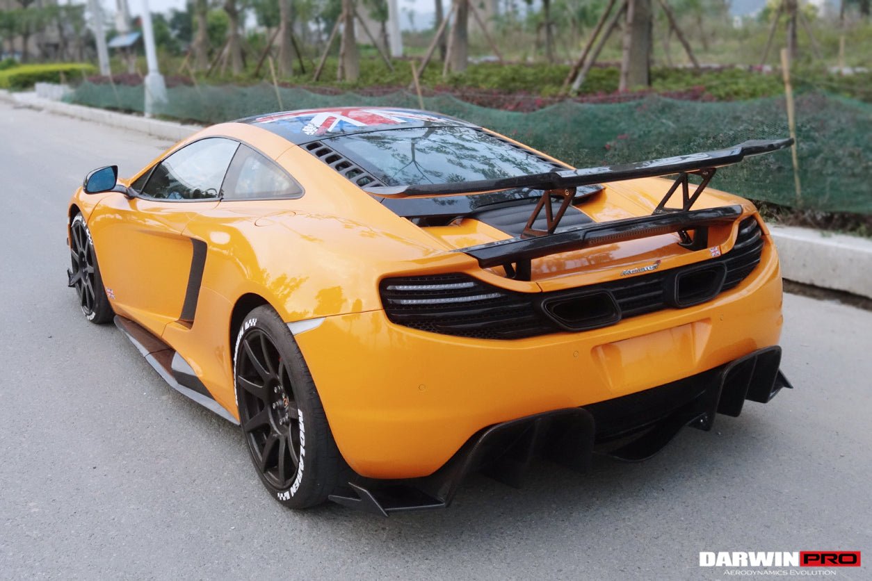 2011 - 2017 McLaren 650s & 12C BKSS Style Carbon Fiber Trunk Wing Spoiler