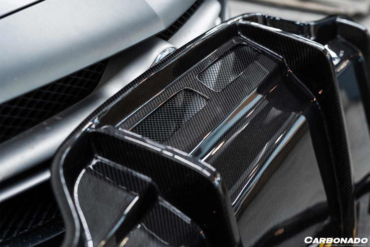2015 - 2018 Mercedes Benz W205 C63/S AMG Coupe PS Style Rear Diffuser