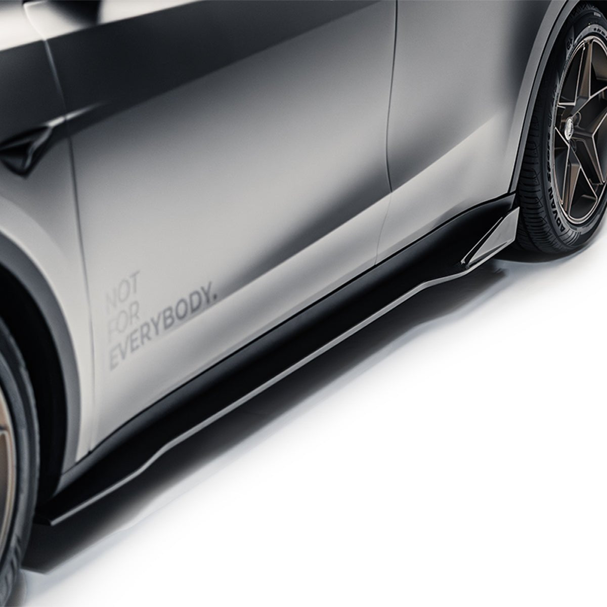 Adro Tesla Model Y V2 Side Skirts Carbon Fiber