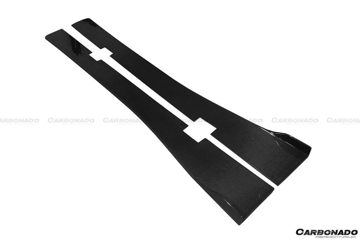 Chevrolet Corvette C7 Stingray Z51 RK Style Side Skirts Extension 2013-2019
