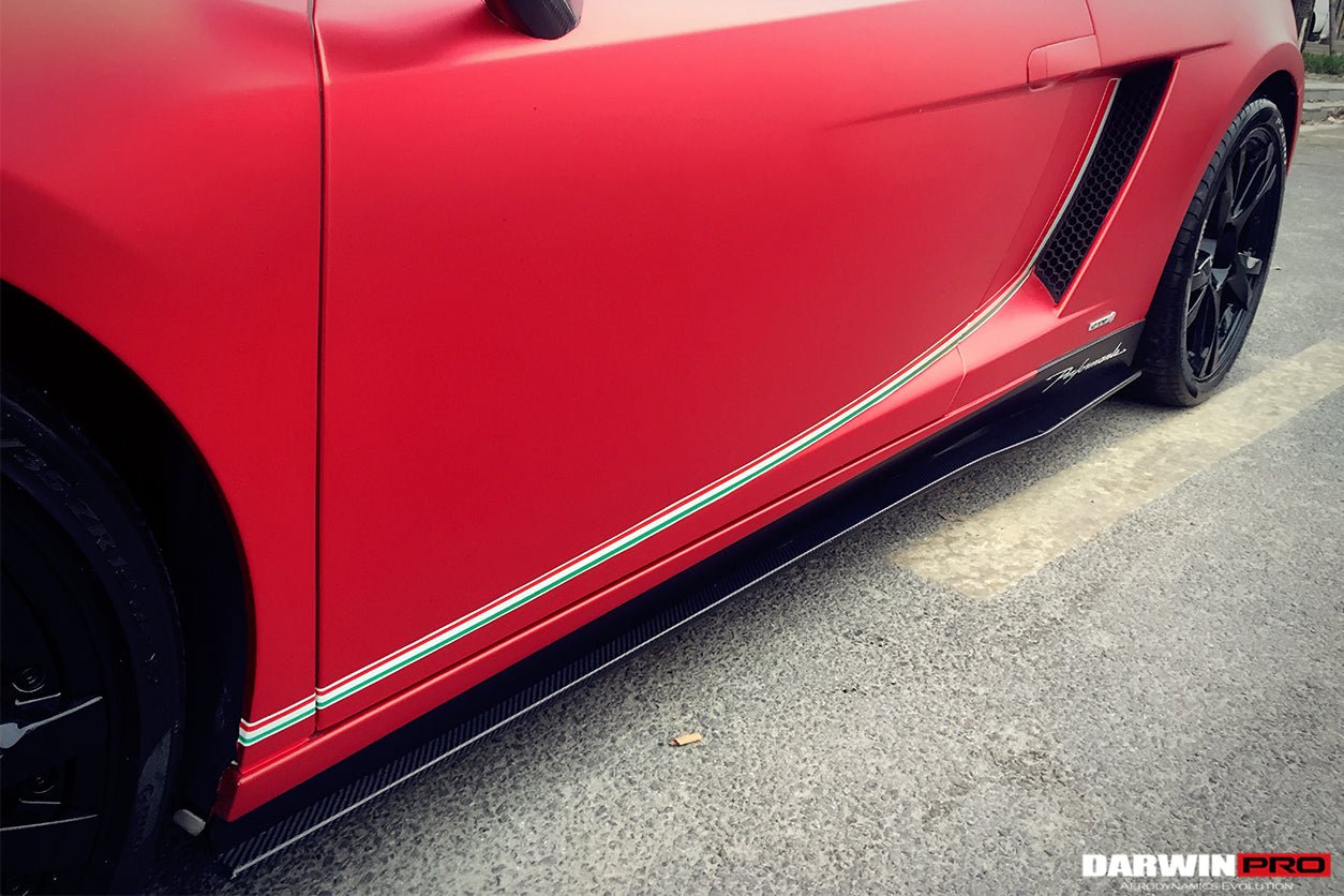 2004 - 2014 Lamborghini Gallardo LP570 Style Side Skirts