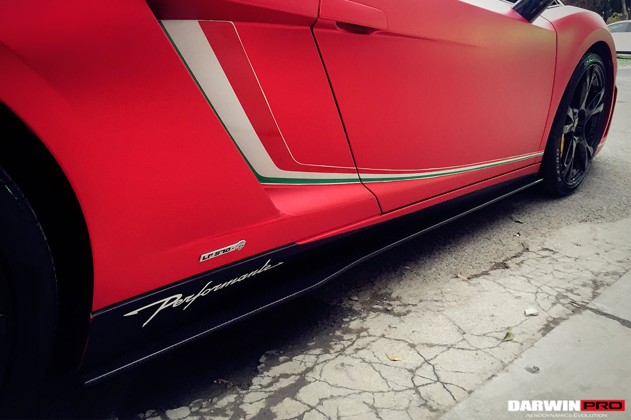 2004 - 2014 Lamborghini Gallardo LP570 Style Side Skirts