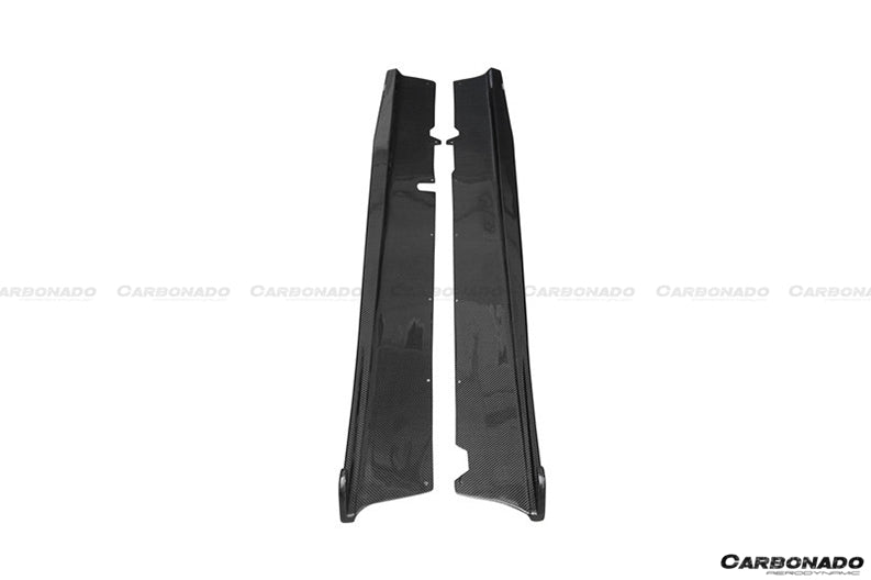 2015 - 2019 Lamborghini Huracan LP610 & LP580 RZS Style Carbon Fiber Side Skirts Under Board