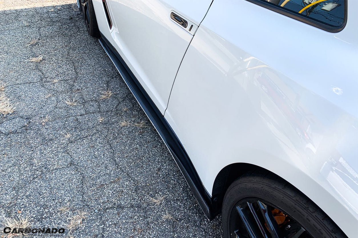 2008 - 2022 Nissan GTR R35 CBA/DBA VA-II Style Carbon Fiber Side Skirts Under Board