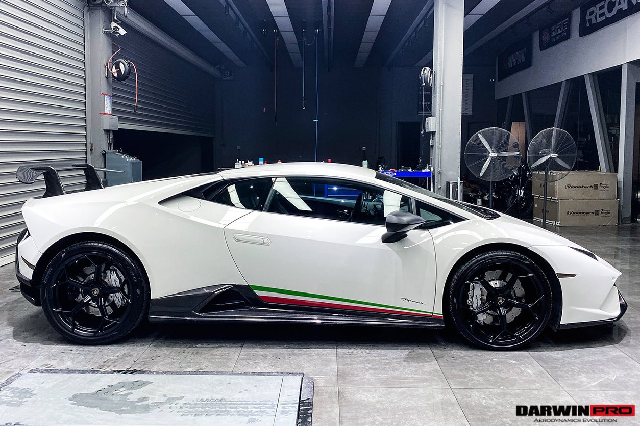2015 - 2025 Lamborghini Huracan LP610 & LP580 & EVO & STO & Tecnica PEVO Style Side Skirts