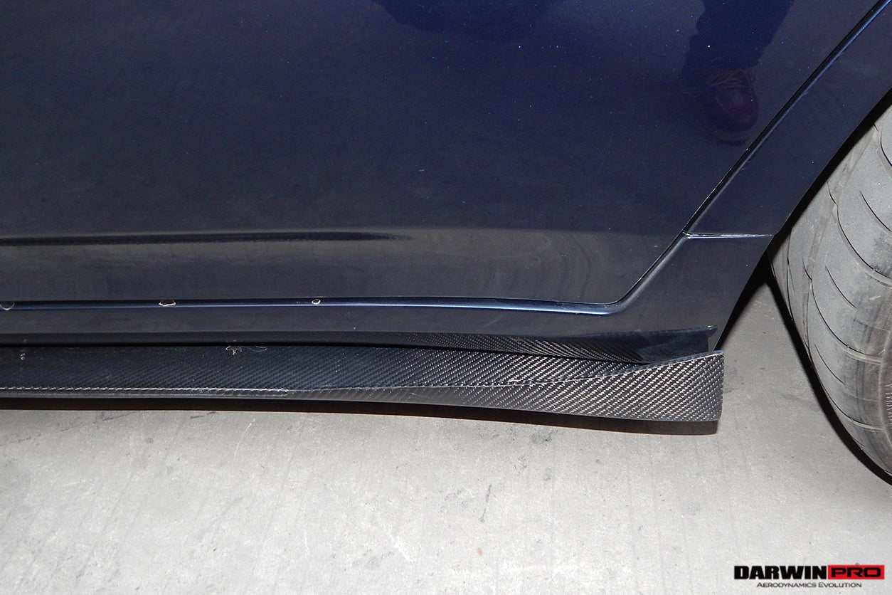2007 - 2013 Infiniti G35 & G37 Sedan BS Style Carbon Fiber Side Skirts Under Board