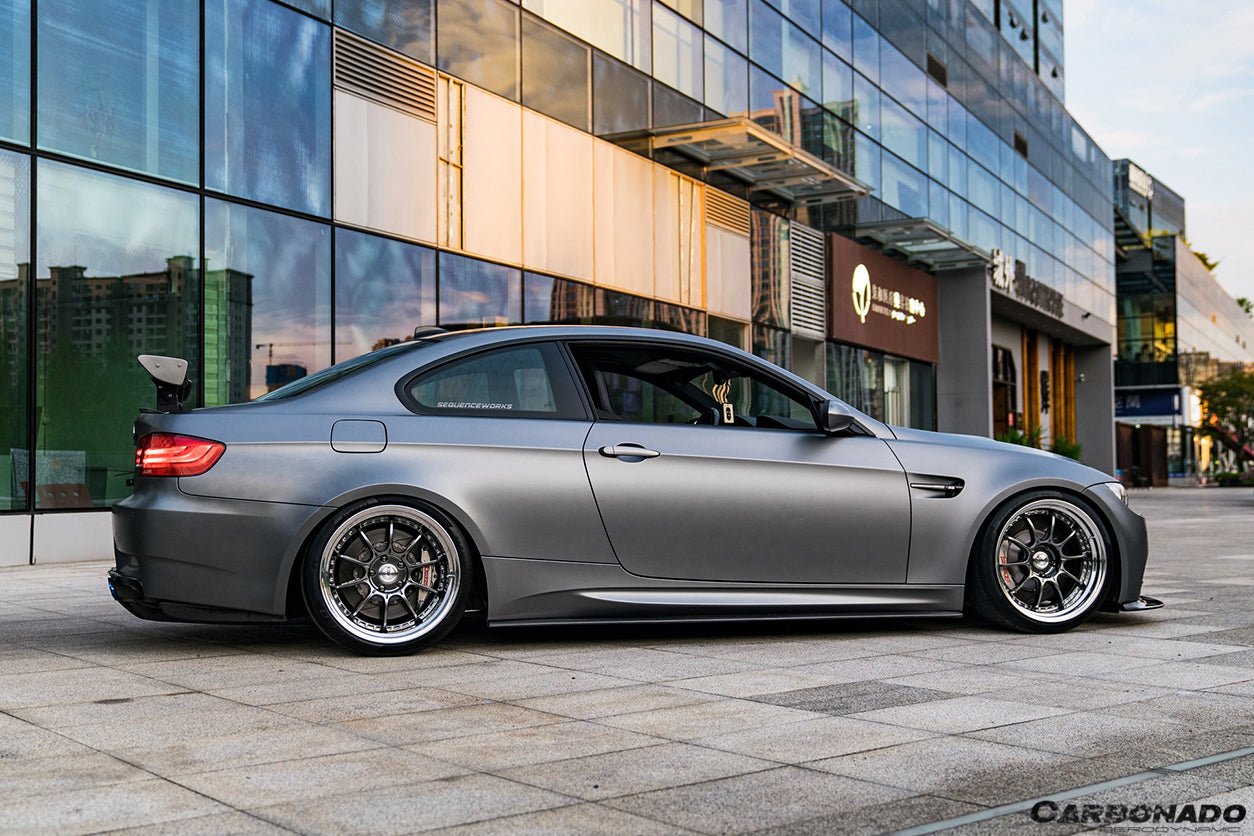 2008-2012 BMW M3 E92/E93 ET Style Carbon Fiber Side Skirts Under Board