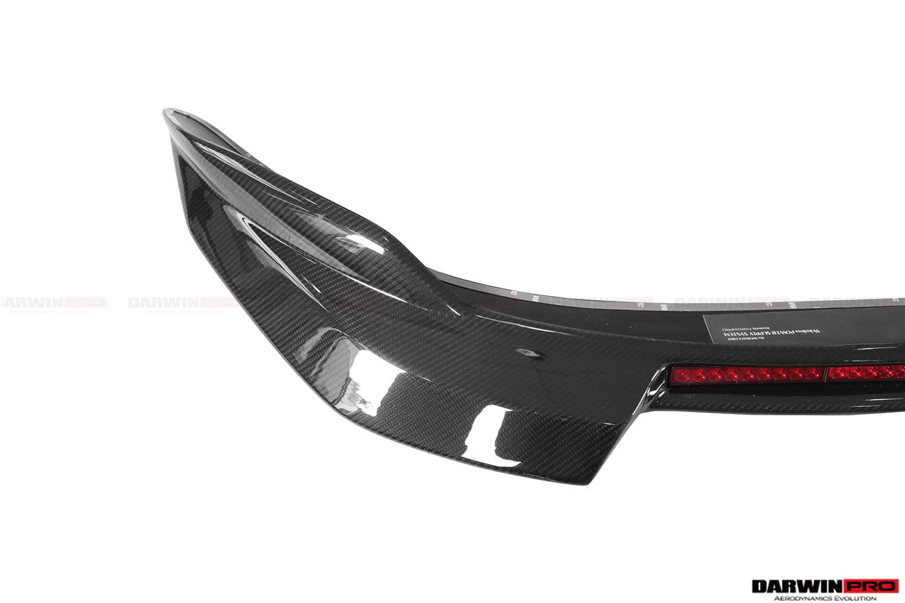 2019 - 2025 Toyota GR Supra (J29 & DB) A90 A91 BKSS Style Carbon Fiber Trunk Spoiler with LED Light