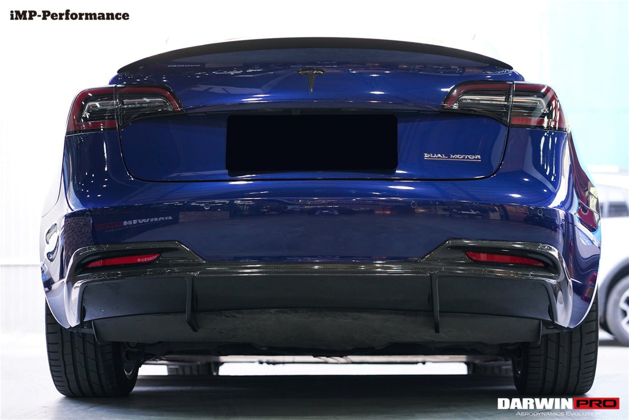 2017 - 2023 Tesla Model 3 IMP Performance Carbon Fiber Rear Lip