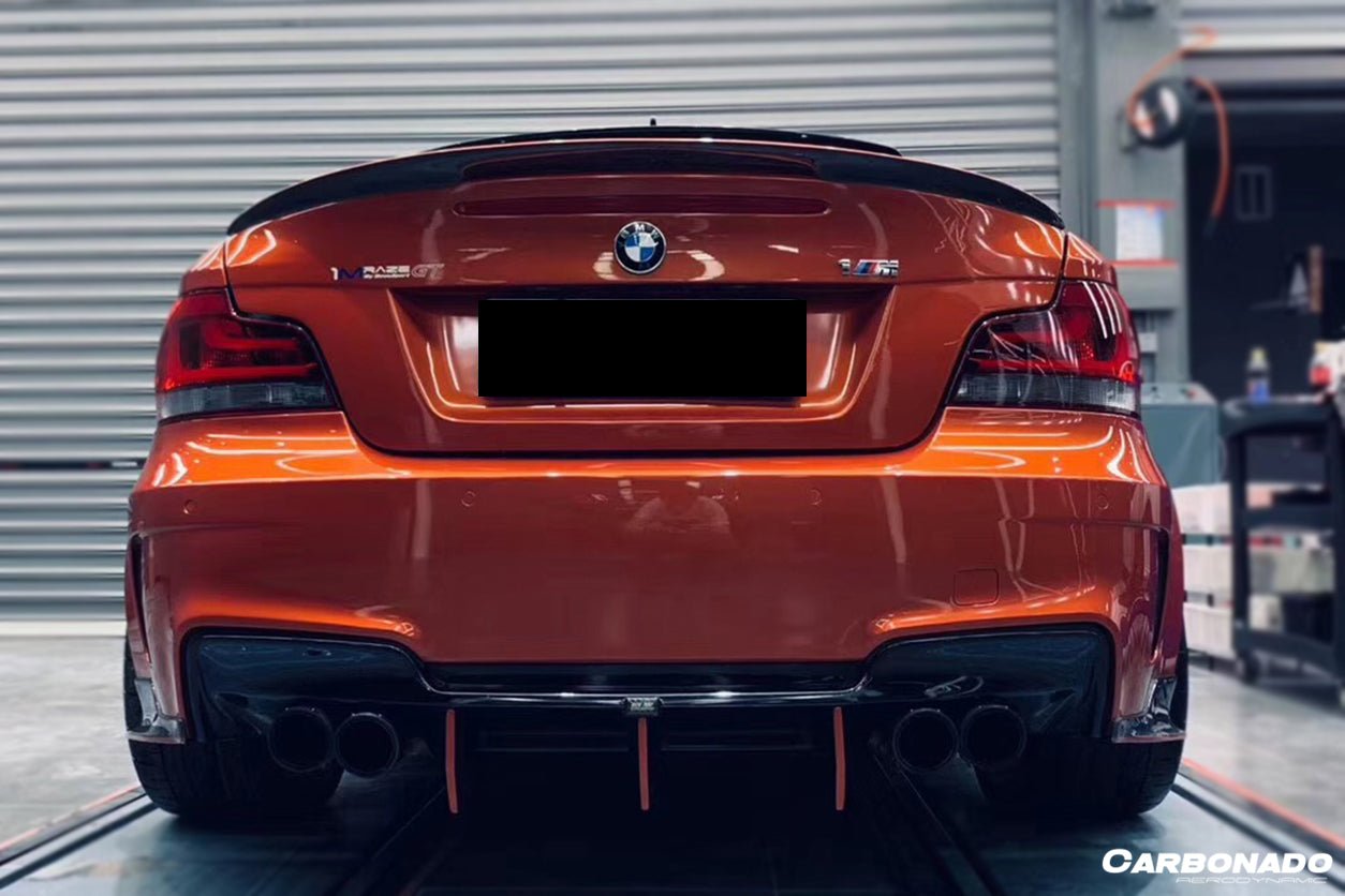 2008-2013 BMW E82 1M Series RZ Style Carbon Fiber Trunk Spoiler