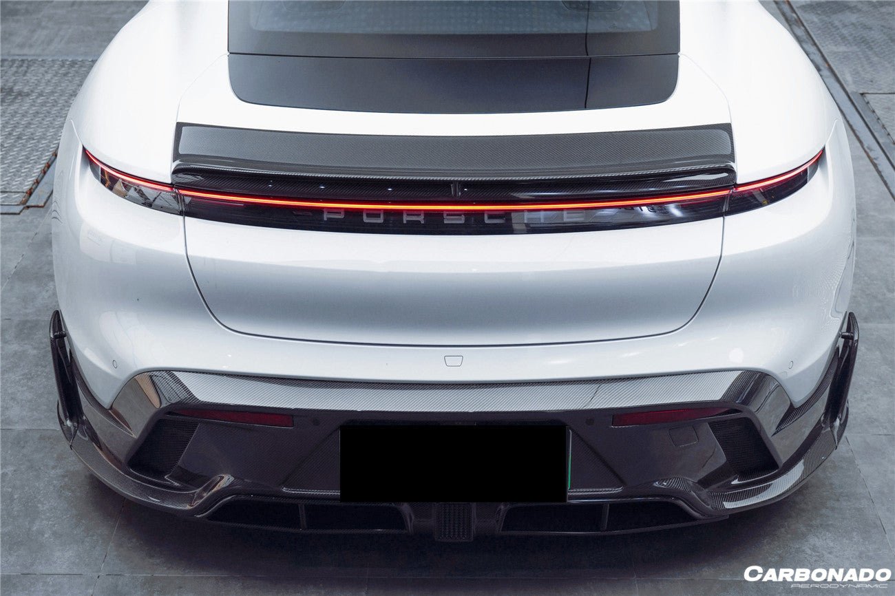 2019 - 2024 Porsche Taycan & 4 & 4S & GTS & TURBO CADO Style Rear Diffuser