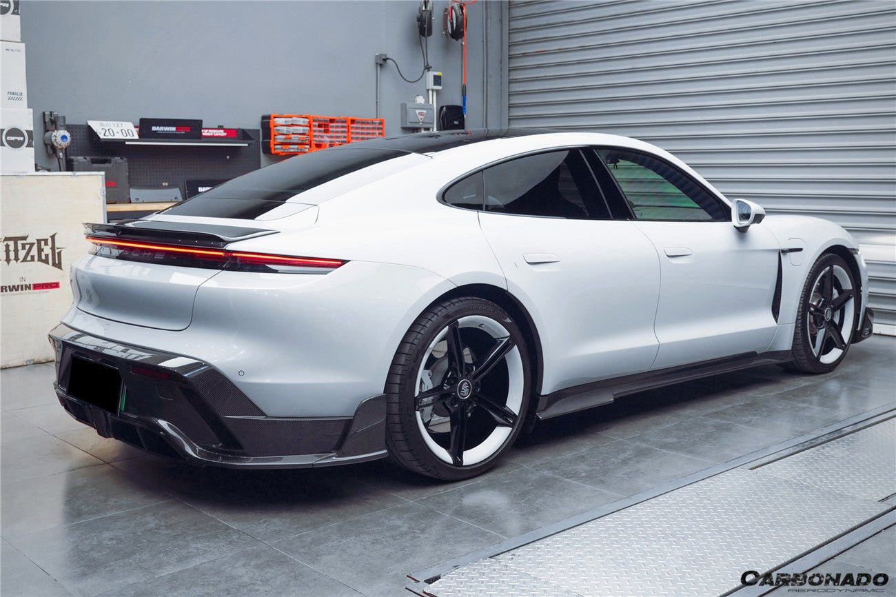 2019 - 2024 Porsche Taycan & 4 & 4S & GTS & TURBO CADO Style Rear Diffuser