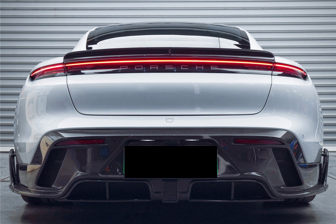 2019 - 2024 Porsche Taycan & 4 & 4S & GTS & TURBO CADO Style Rear Diffuser