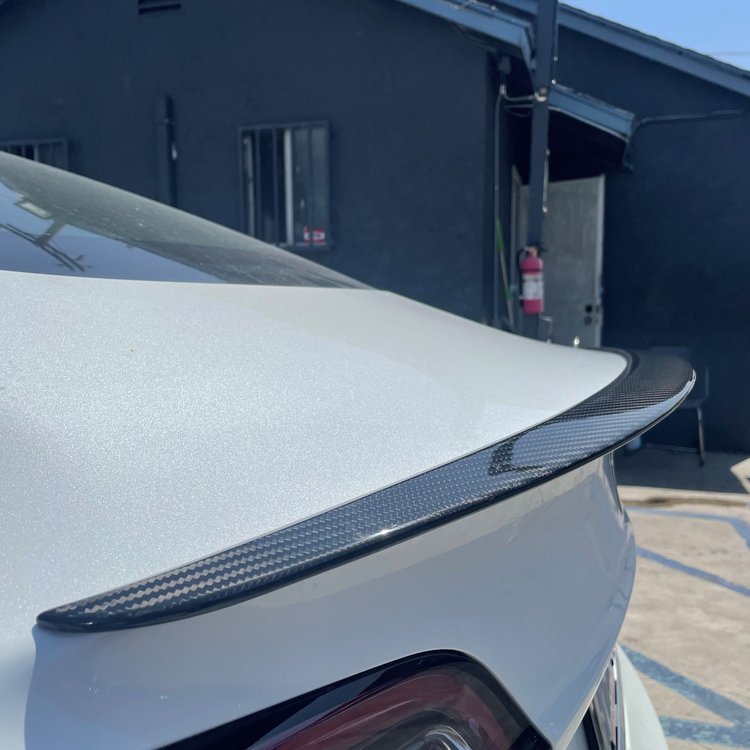 Tesla Model 3 A style Dry Carbon Spoiler