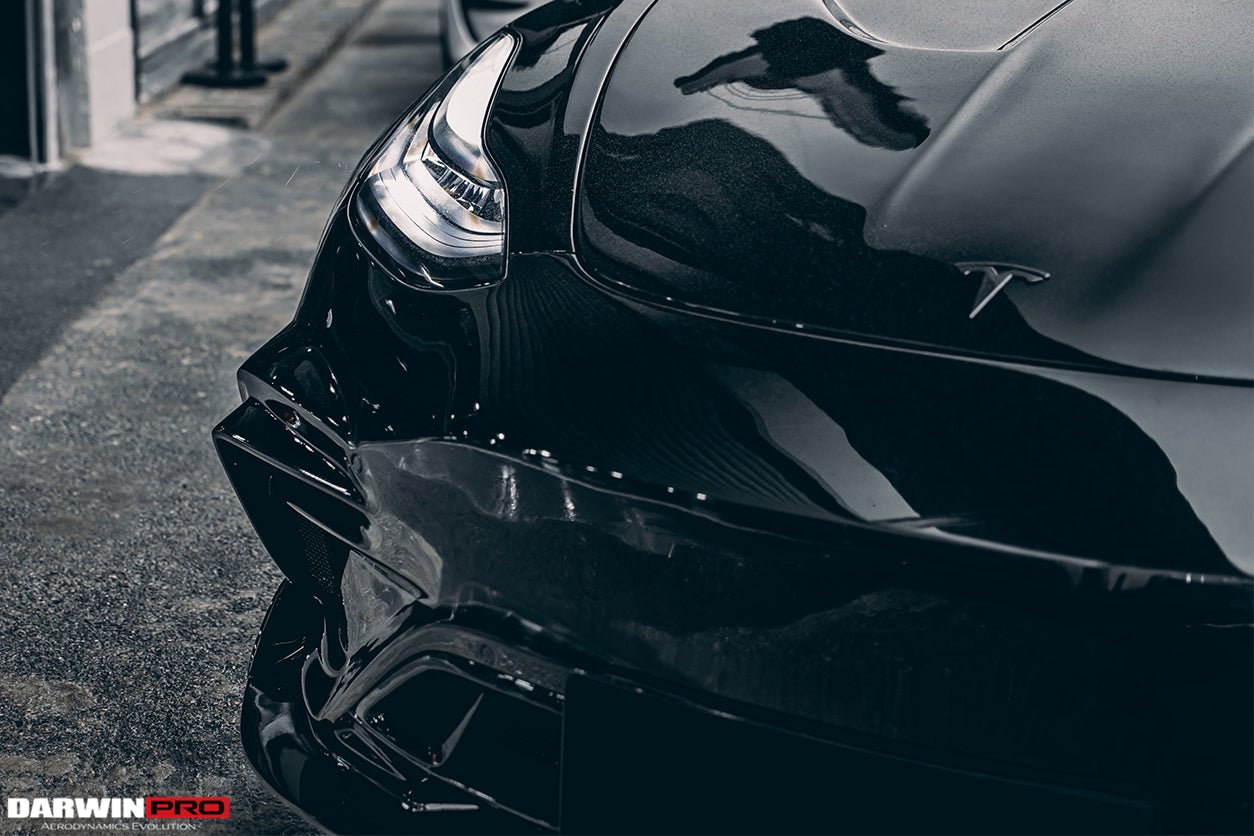 2017 - 2023 Tesla Model 3 IMP Performance Partial Carbon Fiber Front Bumper