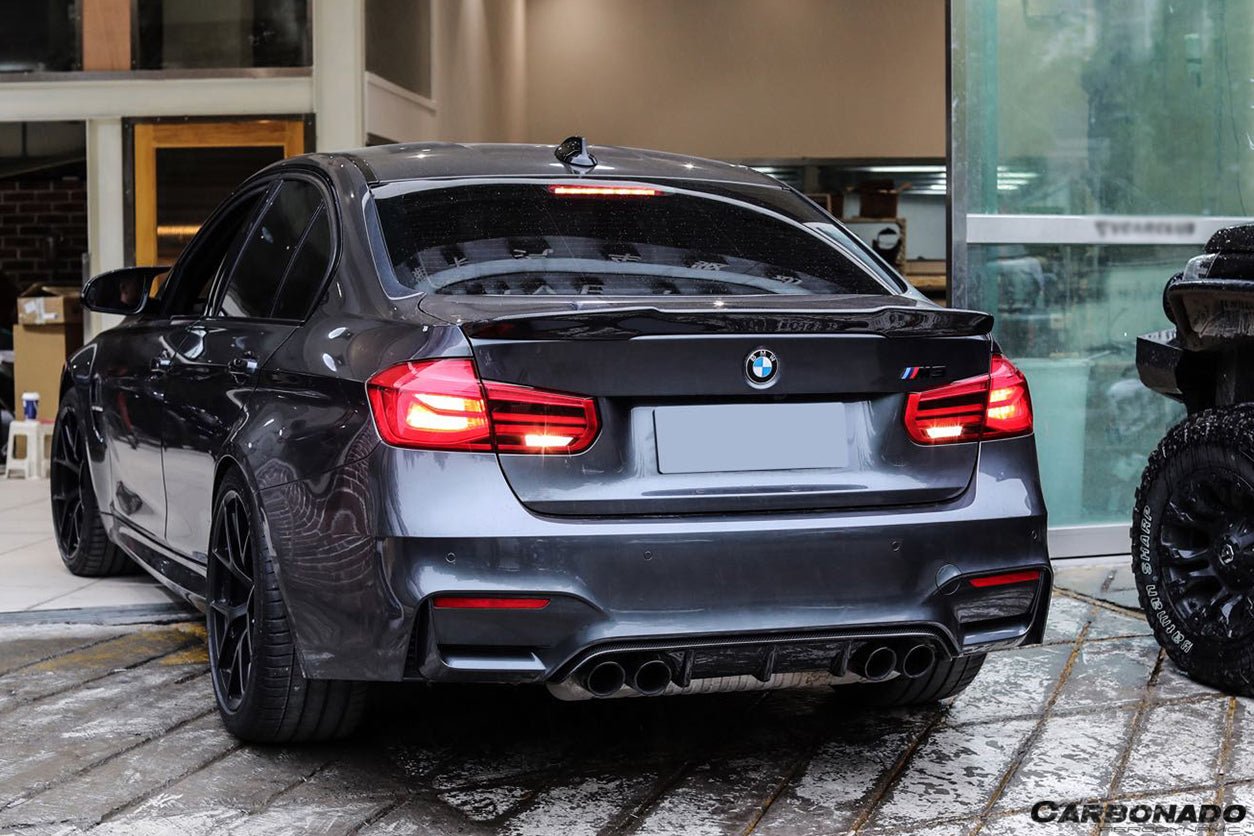 2014-2020 BMW M3 F80 / 3 Series F30 F35 VRS Style Carbon Fiber Trunk Spoiler
