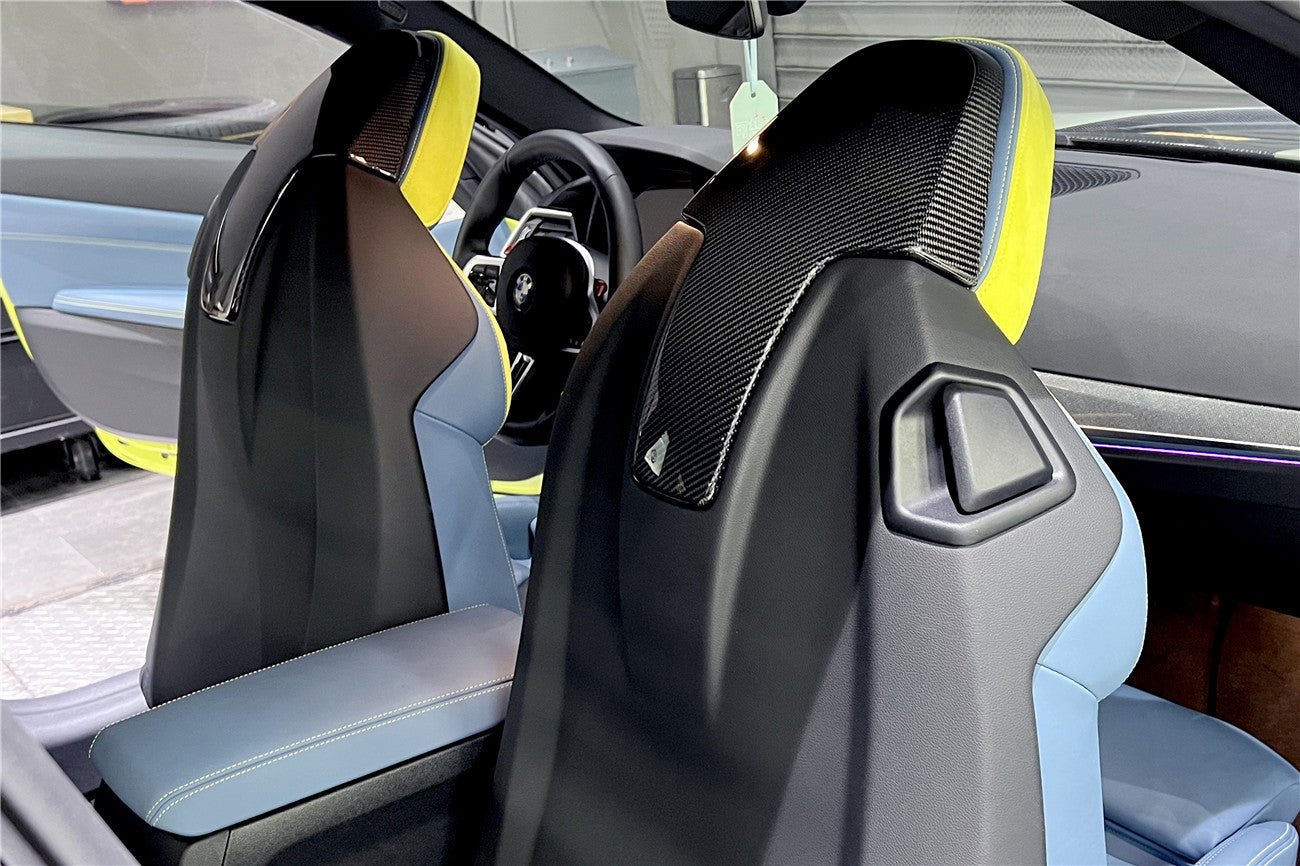 2021-2025 BMW M3 G80 M4 G82/G83 Carbon Fiber Up Seat-Back Cover