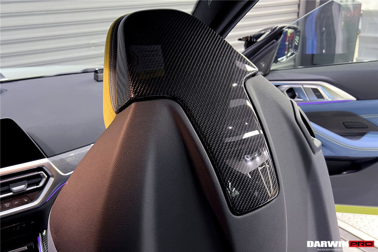 2021-2025 BMW M3 G80 M4 G82/G83 Carbon Fiber Up Seat-Back Cover