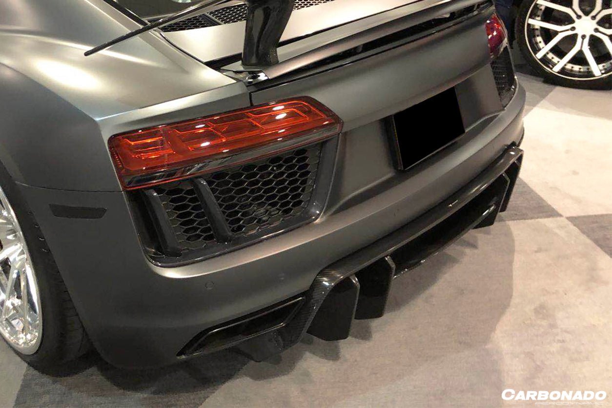 2016 - 2019 Audi R8 Coupe/Spyder VRS Style Carbon Fiber Rear Diffuser