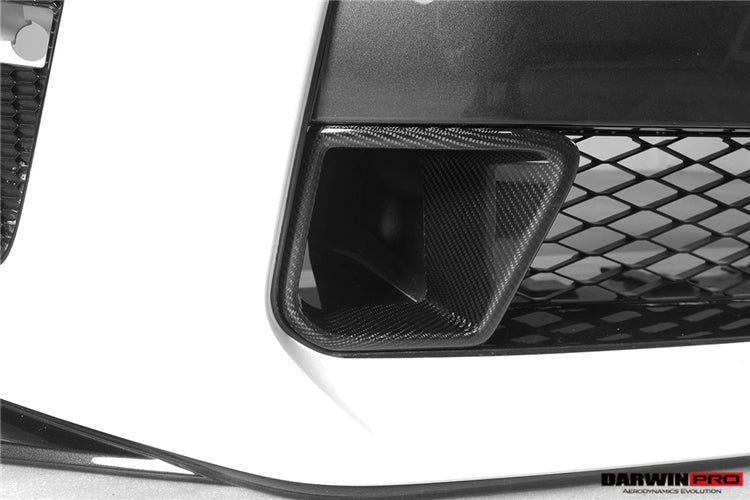 2017 - 2022 Nissan GTR R35 EBA BKSS Style Carbon Fiber Front Bumper Vents
