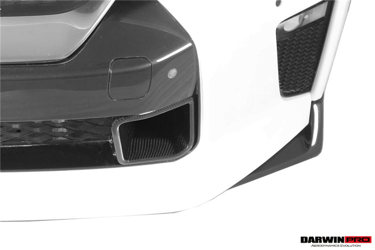 2017 - 2022 Nissan GTR R35 EBA BKSS Style Carbon Fiber Front Bumper Vents