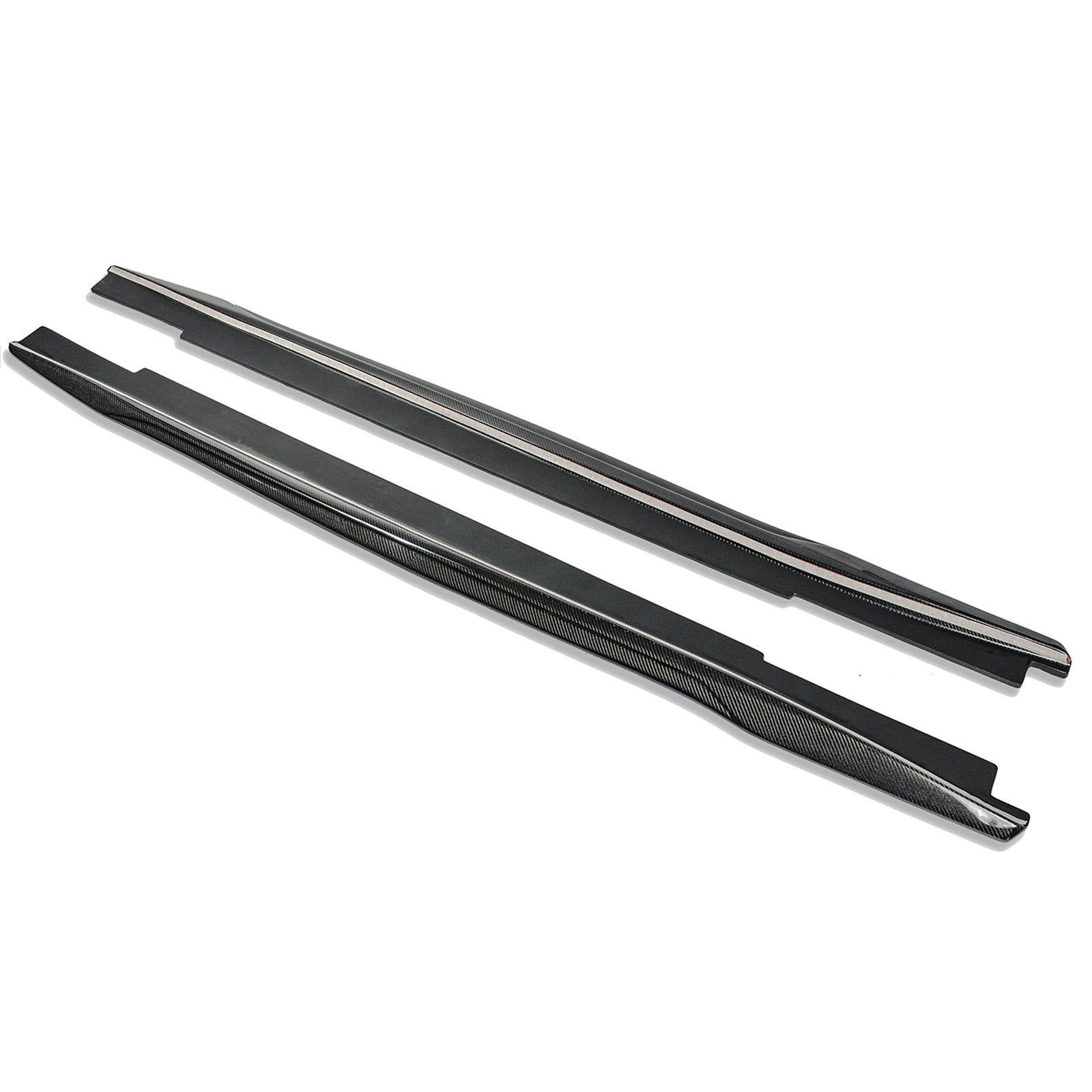 2016-Present Cadillac CTS-V Carbon Fiber Side Skirts Rocker Panels - Extreme Online Store