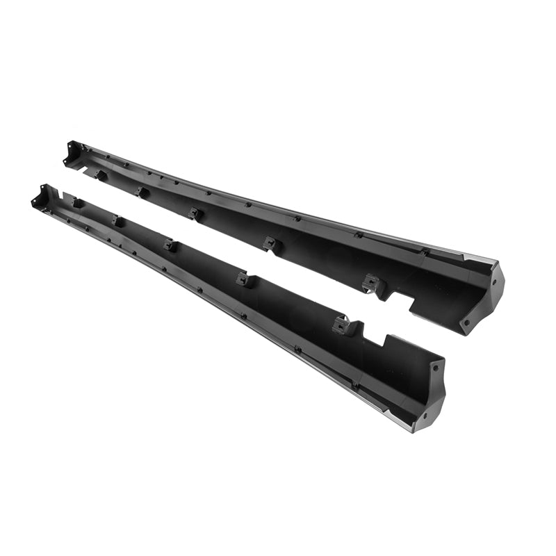Dodge Charger SRT Style Unpainted Black Side Skirts 2011-Up