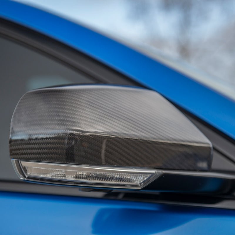 Cadillac ATS ATS-V CT4 CT4-V Dry Carbon Fiber Mirror Covers 2013-Up