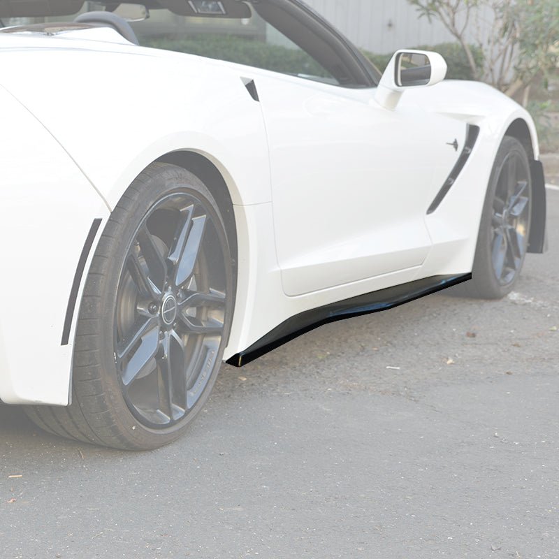 Chevrolet Corvette C7 Side Skirts Rocker Panels (2014–2019)