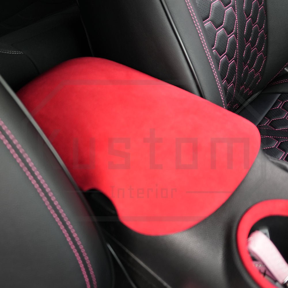 Ford Mustang S650 Suede Leather Armrest Cover 2024+