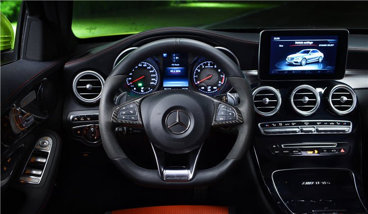 2015 - 2021 Mercedes Benz W205 C63 S AMG Sedan Dry Carbon Fiber Interior