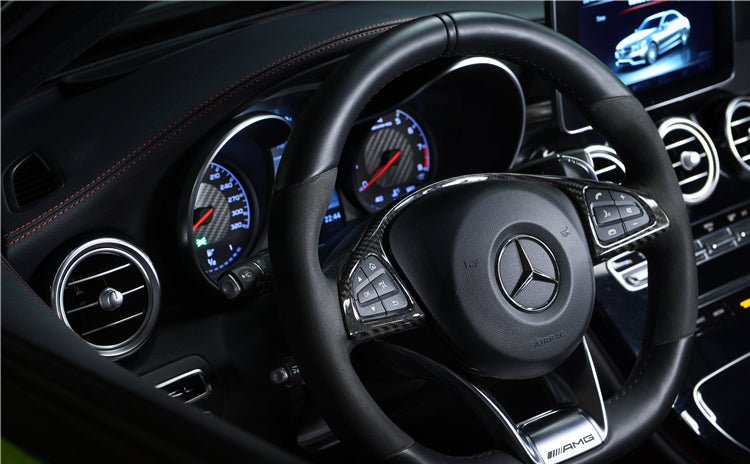2015 - 2021 Mercedes Benz W205 C63 S AMG Sedan Dry Carbon Fiber Interior