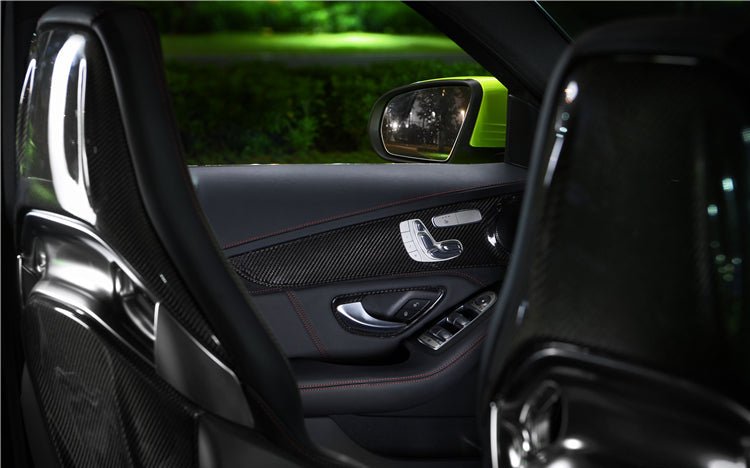 2015 - 2021 Mercedes Benz W205 C63 S AMG Sedan Dry Carbon Fiber Interior