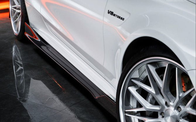 2015 - 2021 Mercedes Benz C63 / C-Class Coupe IMP Performance Carbon Fiber Side Skirts