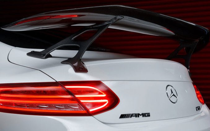 Mercedes W205 C-Class Coupe IMP Carbon Fiber Trunk Spoiler (2015-2021)