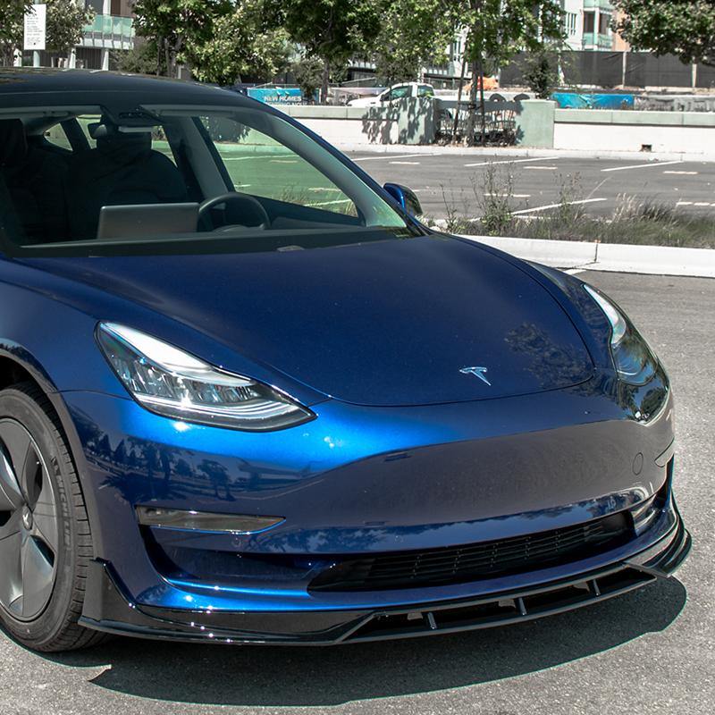 2017-Up Tesla Model 3 Performance Front Splitter - Extreme Online Store