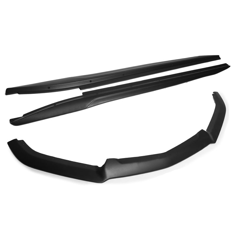 Cadillac CTS Alpha Carbon Fiber Front Splitter Side Skirts Aero Kit 2014-2019