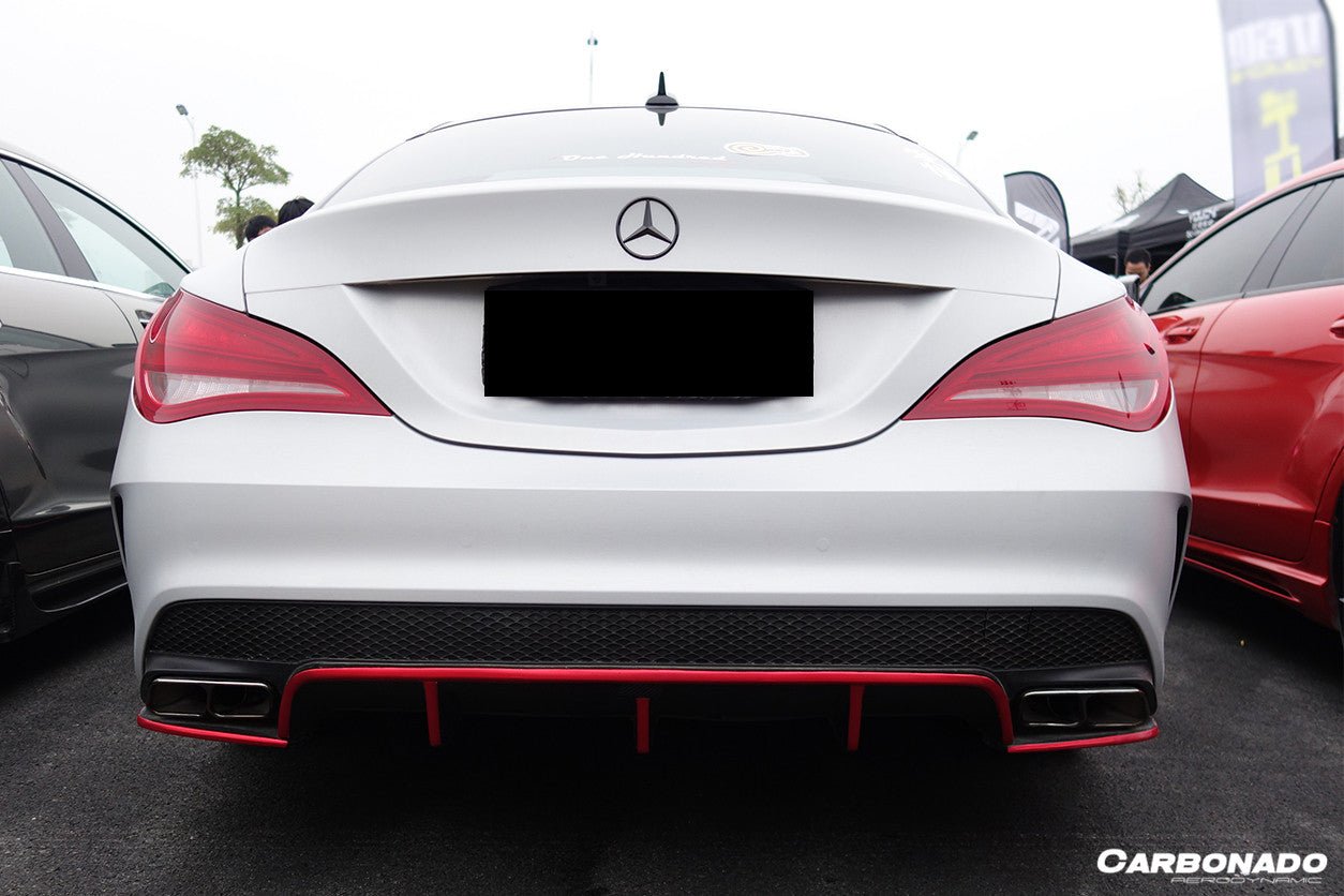 2013 - 2016 Mercedes Benz W117 CLA Sport / CLA45 AMG RZS Style Rear Diffuser